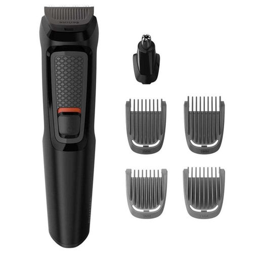 Aparador de Pelos Philips Multigroom Series 3000 6 em 1 MG3711/15 Sem Fio Preto - Bivolt