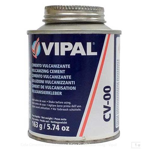 Cola Cimento Vulcanizante A Frio Cv-00 Lata 163 gramas  - CV-00 - Vipal