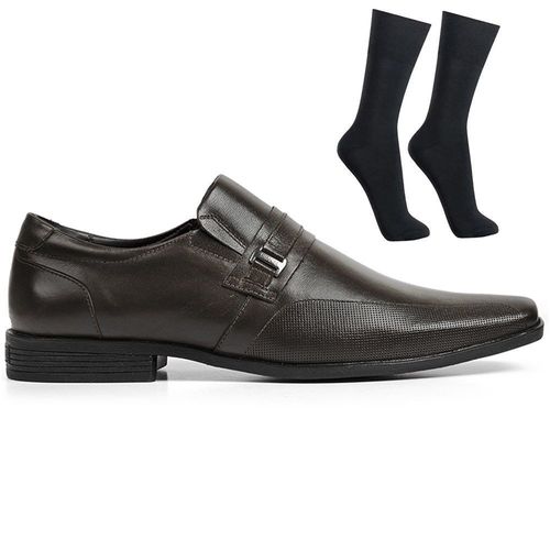Kit Sapato Ferracini Liverpool Masculino + Par de Meia