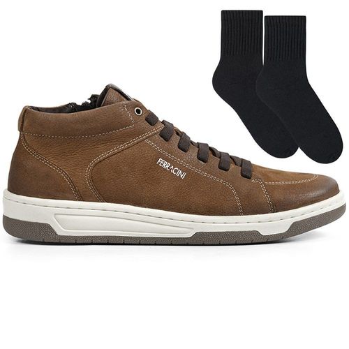Kit Sapatênis Ferracini Vox Masculino + Par de Meia