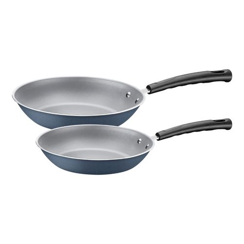 Jogo de Frigideiras Tramontina Versalhes Antiaderente Azul 2 Peças