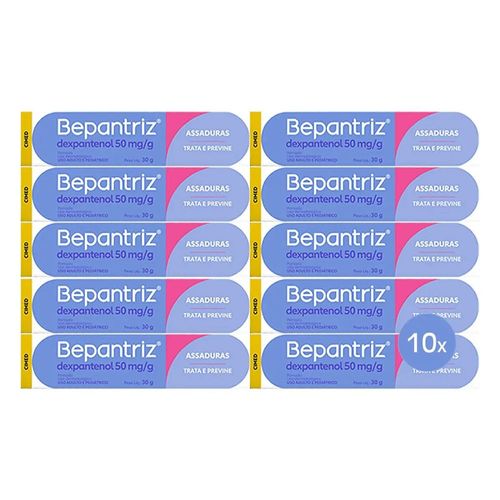 Kit com 10 Bepantriz 50mg Pomada 30g cada