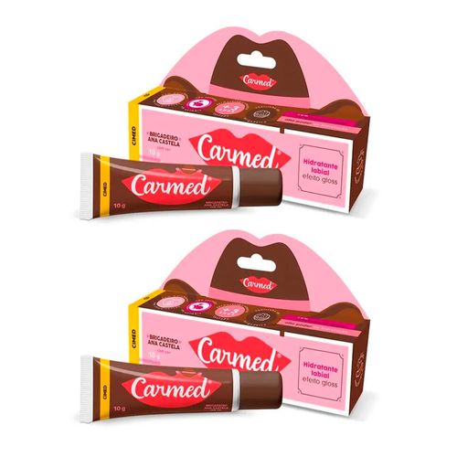 Kit 2 Hidratante Labial Carmed Ana Castela Brigadeiro 10g Cada