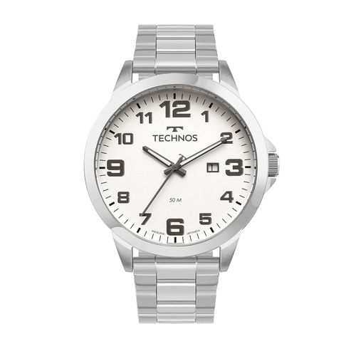 Relógio Technos Masculino Militar Prata - 2115TXM/1K 2115TXM/1K