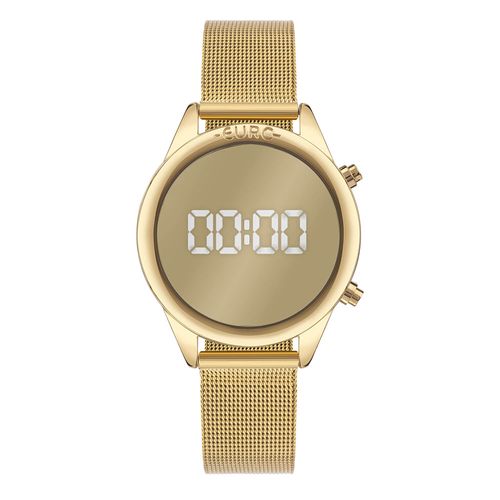 Relógio Euro Feminino Fashion Fit Reflexos Dourado - EUDS8054AA/4D EUDS8054AA/4D