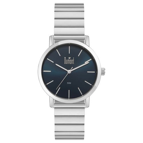 Relógio Dumont Masculino Traveller Prata - DU2035MOY/4A