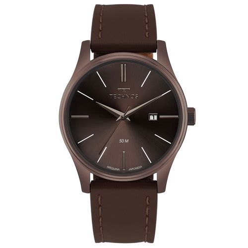 Relógio Technos Masculino Steel Marrom - 2115UBP/0M
