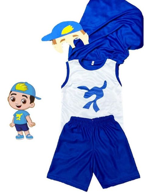 Fantasia Infantil Meninos Personagem Mascara Super Herois