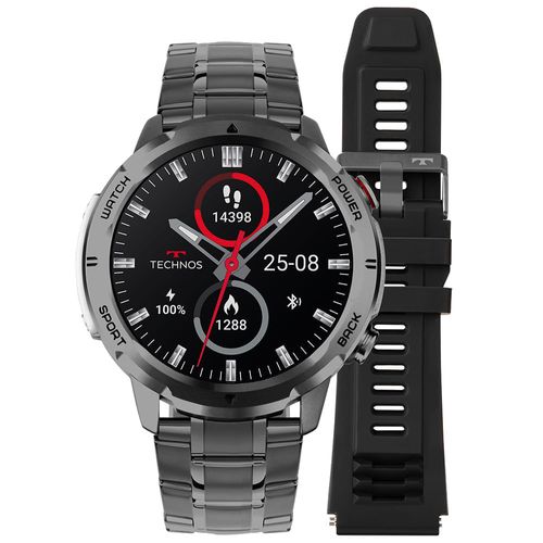 Smartwatch Technos Connect Sports Call Preto - TSPORTSCAB/6F TSPORTSCAB/6F