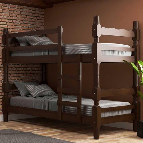 Beliche - Vira 2 Camas - 78/88 X 188Cm Porto Cr4138 Imbuia