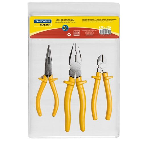 Jogo de Ferramentas Tramontina 43409107 com 03 Peças