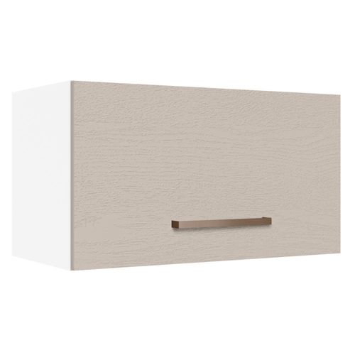 Armário de Cozinha Aéreo 60 cm 1 Porta Basculante Branco/Crema Agata Madesa