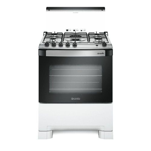 Fogão 5 Bocas Mueller Decorato G3 Tripla Chama Branco Bivolt