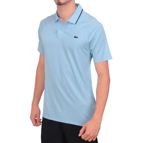 Camisa Polo Lacoste Tennis Novak Djokovic On Court Azul