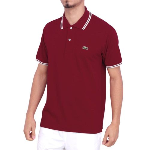 Camisa Polo Lacoste Clássico Fit Vermelho