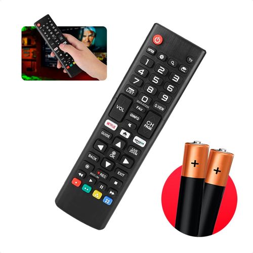 Controle Remoto Para Tv LG Smart Universal Prime Netflix + 2 Pilhas