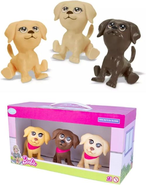 Pack Mini Pet DJ, Taffy e Honey Mini Pets da Barbie