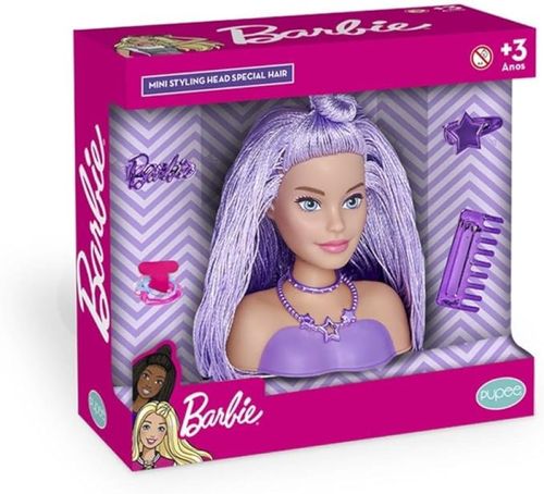 MINI STYLING HEAD SPECIAL HAIR (LILAS)