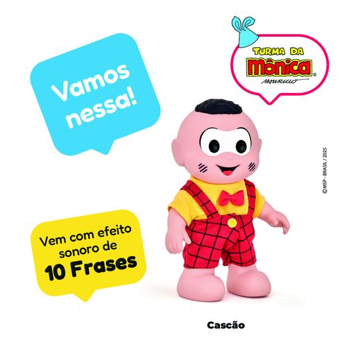 BONECO CASCAO FALA 10 FRASES - REF.2020