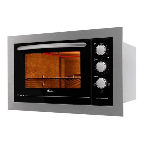 Forno Elétrico Embutir Fit Line Inox 48L 220V Fischer