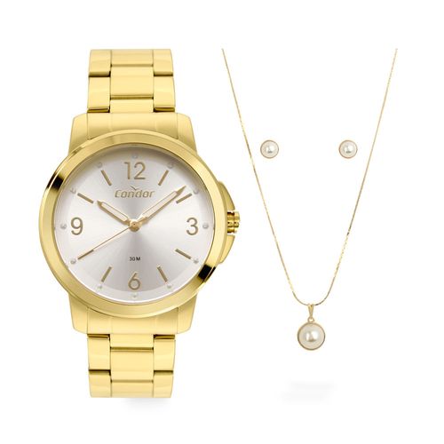 Kit Condor Feminino Dia A Dia Dourado - CO2035NAZ/K4D CO2035NAZ/K4D