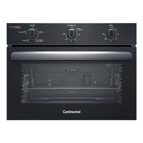 Forno Embutir Elétrico Continental 50L Limpafácil Preto 220V
