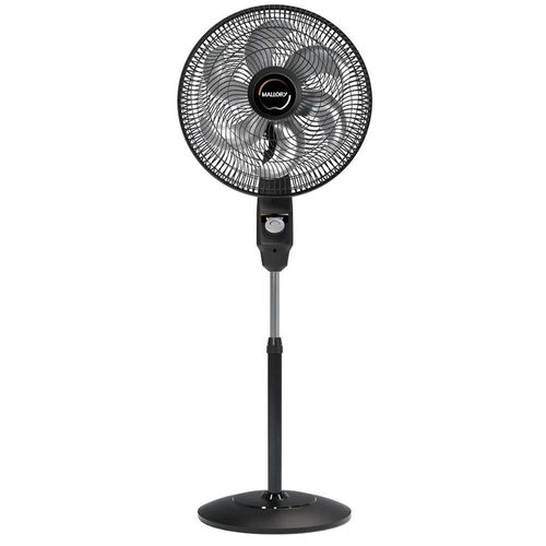 Ventilador De Coluna Mallory éolo 40cm Preto E Grafite 110V