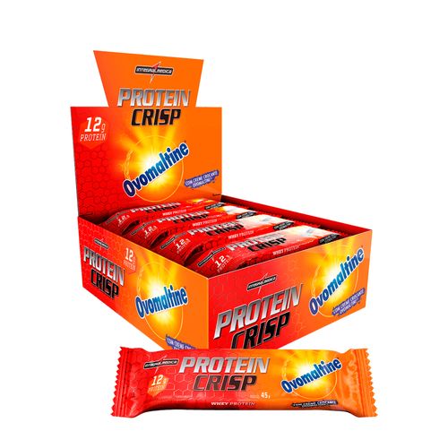 Barra Proteína Whey Crisp Bar 12 Unidades - Integralmedica