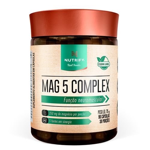 Complexo Vitaminico Mag 5 Complex Nutrify 90 Cápsulas