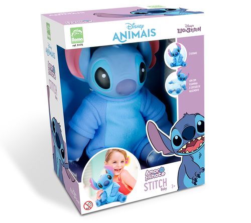 Boneco Stitch Coleção Amor De Filhote Roma - 5175