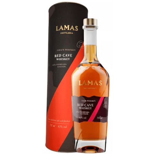 Whisky Red Cave Lapa Vermelha Tipo Bourbon 720ml 43%vol Lamas Destilaria
