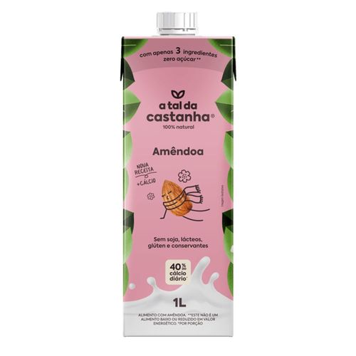 Leite Vegetal  Amendôas Atal da Castanha 1L