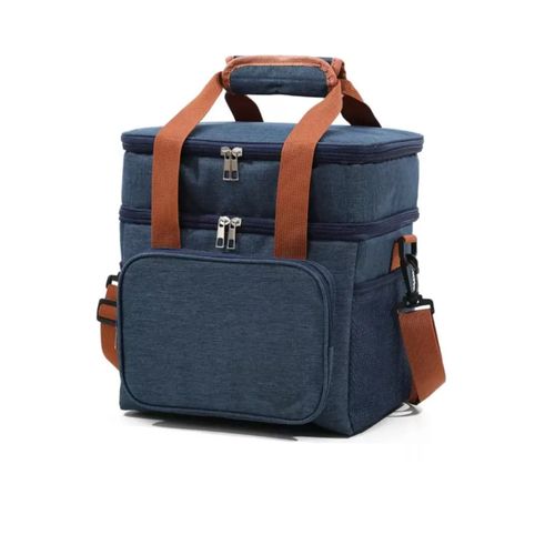 Bolsa Termica DK Marmita Lancheira Multiuso Alça Trabalho Passeio Academia Dois compartimentos''