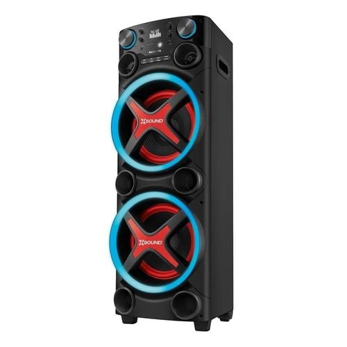 Caixa De Som Amplificada Mondial Torre De Som TM-2200 Entrada USB Bluetooth 5.3 Preto 2200W Bivolt