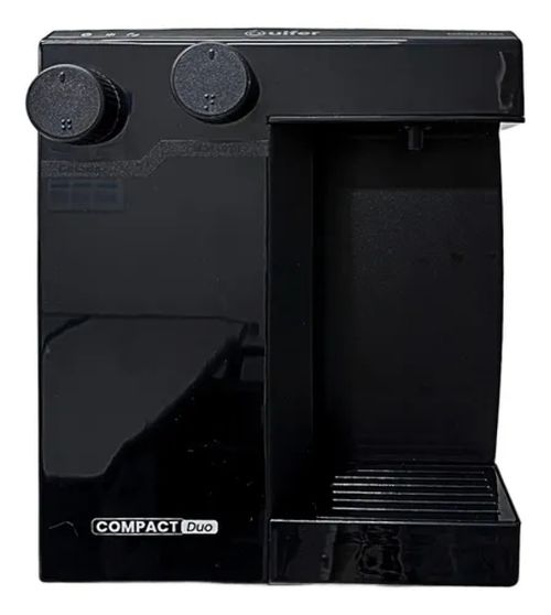 Purificador de água Compact Duo Ulfer Preto - Água purificada e Gelada – alcalino e bacteriológico 127v