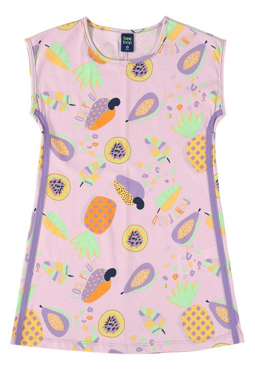 Vestido Infantil em Meia Malha Bee Loop