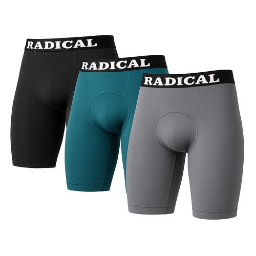 kit 3 Bermuda Térmica Anti Assadura Esportiva Sem  P ao G5 plus size