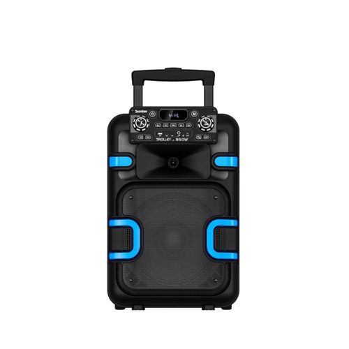 Caixa de Som Amplificada Bluetooth 850W Bomber Trolley 850