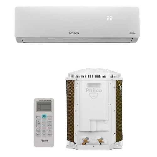 Ar Condicionado Split Philco Hi Wall Inverter 9.000 Btu/h Quente E Frio Monofásico Branco PAC9QC 220V