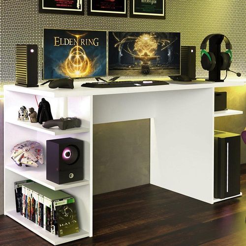 Mesa Para Computador Gamer - Branco