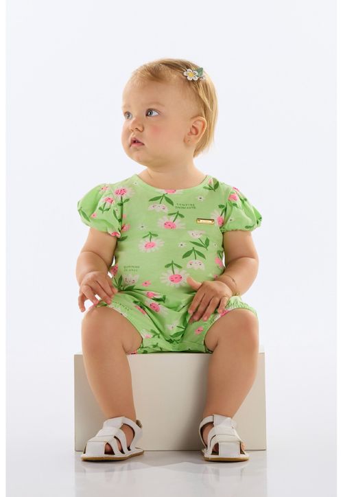 Banho de Sol Flores para Bebê Menina Quimby