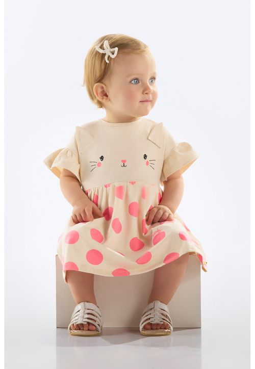 Vestido Coelhinho para Bebê Menina Quimby
