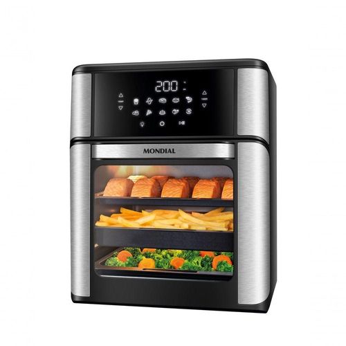Fritadeira Elétrica Forno Oven 12L Mondial AFON-12L-BI-BC - 110V