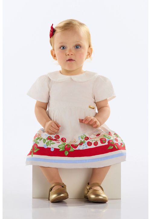 Vestido Gatinhos para Bebê Menina Quimby