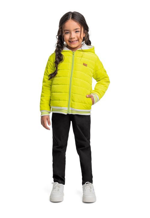 Jaqueta Puffer Infantil para Menina Quimby