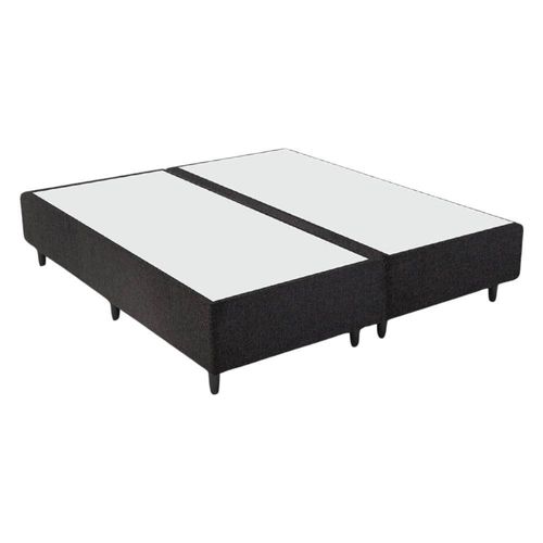 Base Box King 193x203cm Rústico Alpha Inducol Cr35246e Grafite Grafite