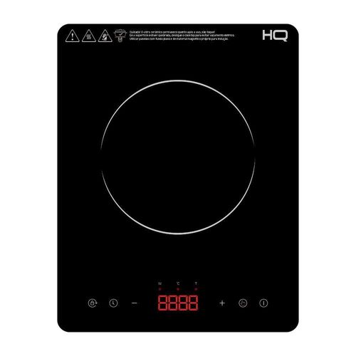 Cooktop de Indução HQ 1 Boca Portátil 2000W Preto HQ-IDS2001P 220V
