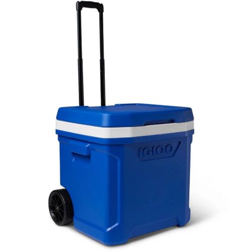 Caixa Térmica Igloo Profile II 60 Roller Azul 56L Com Rodas