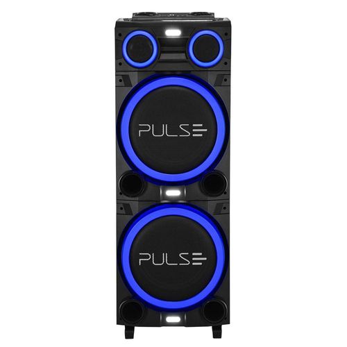 Caixa de Som Torre Multilaser Pulse Double SP156 Bluetooth 2700W RMS Luz LED Bivolt