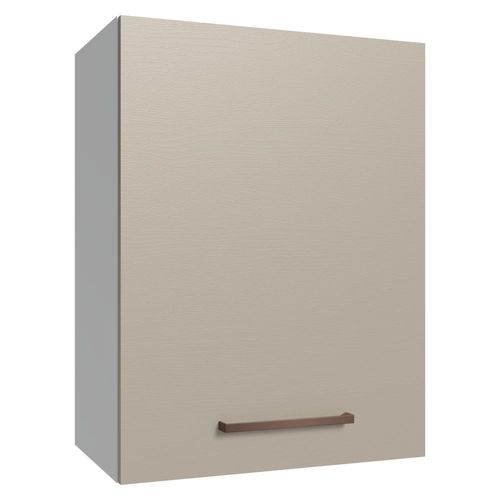 Armário Aéreo 50cm 1 Porta Branco/Crema Agata Madesa